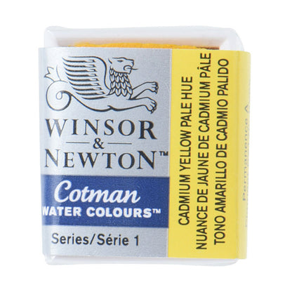 Malt "Cotman -Wasserfarbe Halbbrot 119 Cadmium gelb blasse Hugh 3111119" Winsor & Newton