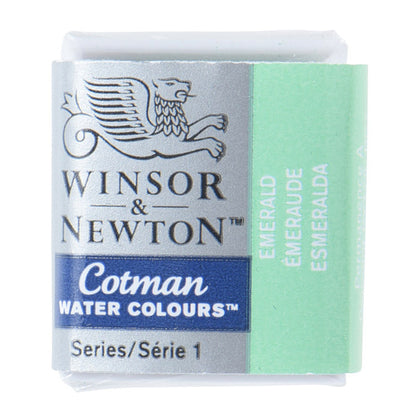 Pintas "Cotman Water Color Half Bread 235 Emerald 3110235" Winsor y Newton