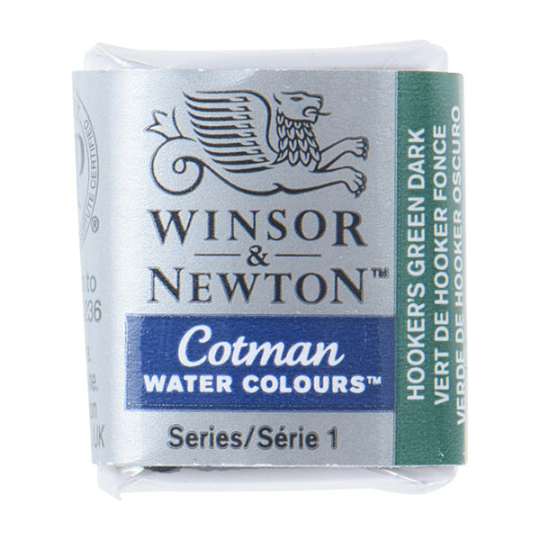 Paints "Cotman Water Color Half Pan 312 Fucus Green Dark 3110312" WINSOR & NEWTON