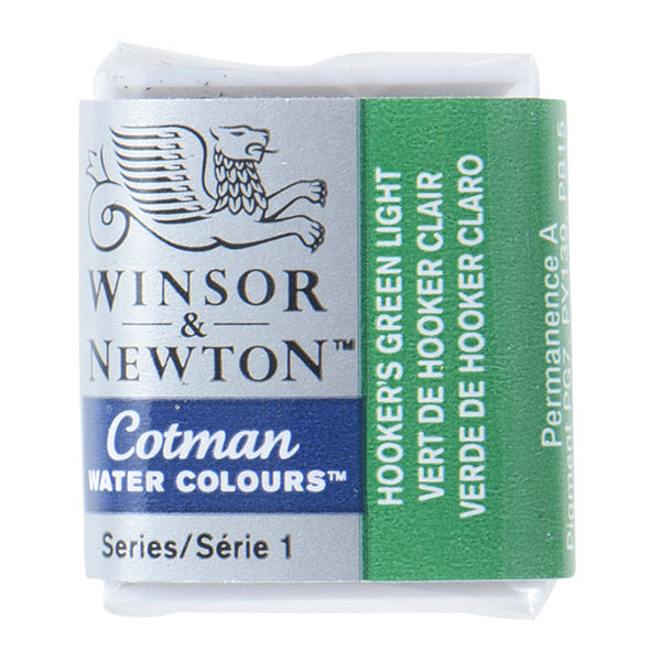 Paints "Cotman Water Color Half Pan 314 Fucus Green Light 3110314" WINSOR & NEWTON