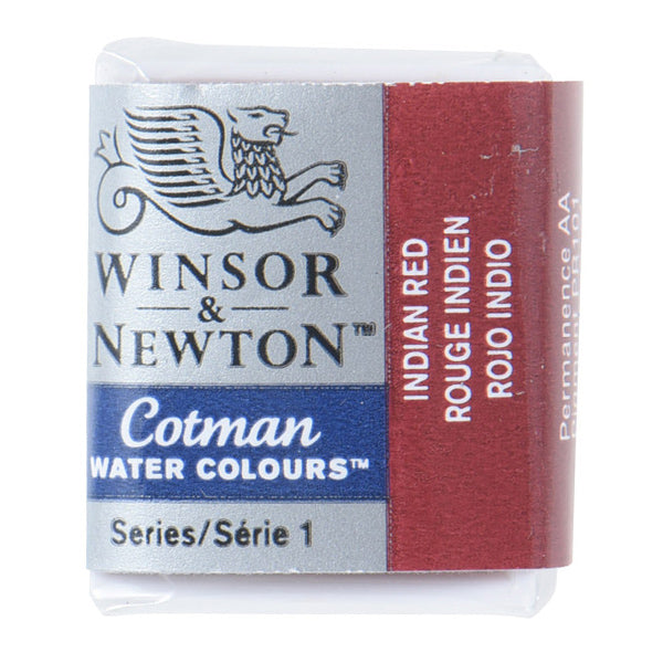 Malt "Cotman Wasserfarbe Halbbrot 317 Indian Red 3110317" Winsor & Newton