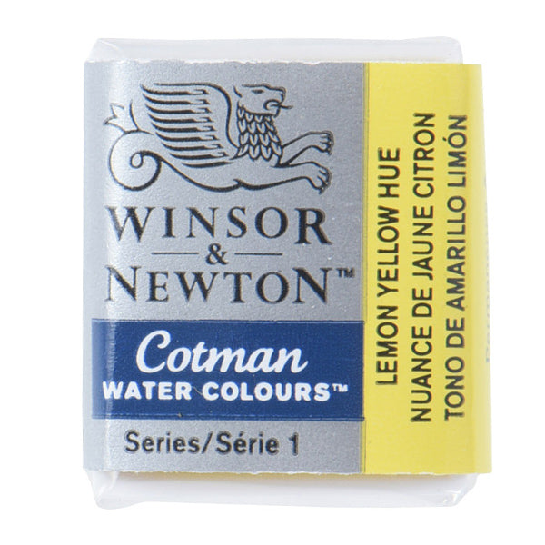 Paints "Cotman Water Color Half Pan 346 Lemon Yellow Hue 3110346" WINSOR & NEWTON