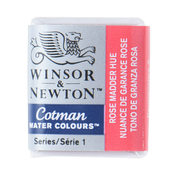 페인트 "Cotman Water Color Half Pan 580 Rose Mader Hugh 3110580" Winsor & Newton