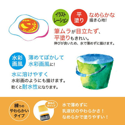 Dipinte "Liquitex morbido n. 6 054 basso anber"