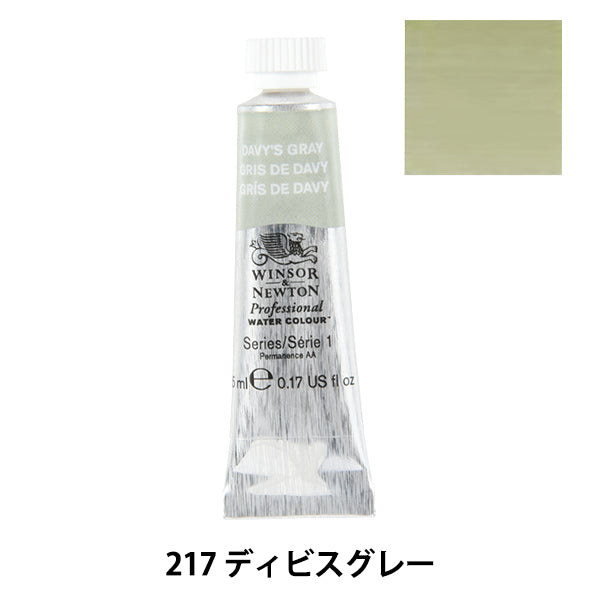 Paints "Professional Water Color 5ml 217 Discal Gray" WINSOR & NEWTON