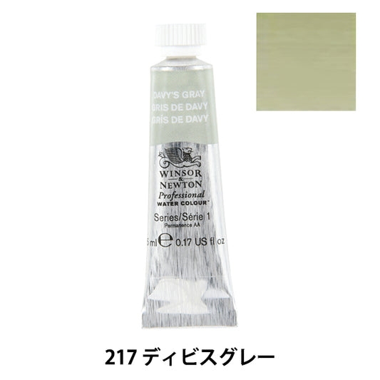 Paints "Professional Water Color 5ml 217 Discal Gray" WINSOR & NEWTON
