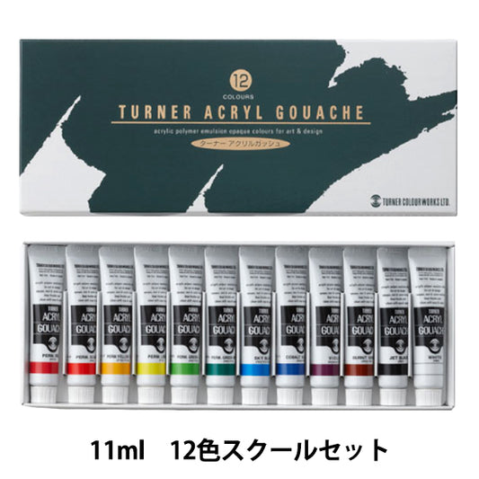 Живопись "Turner Color Акриловая рука 11 мл 12 цветной школы" Turner Turner Color