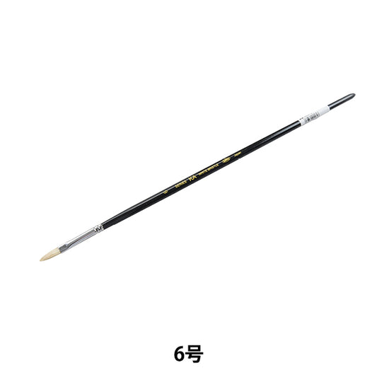 Bildpinsel "Hartbürste Schweinefleisch Haare flach Nr. 6" Holbein Holbein