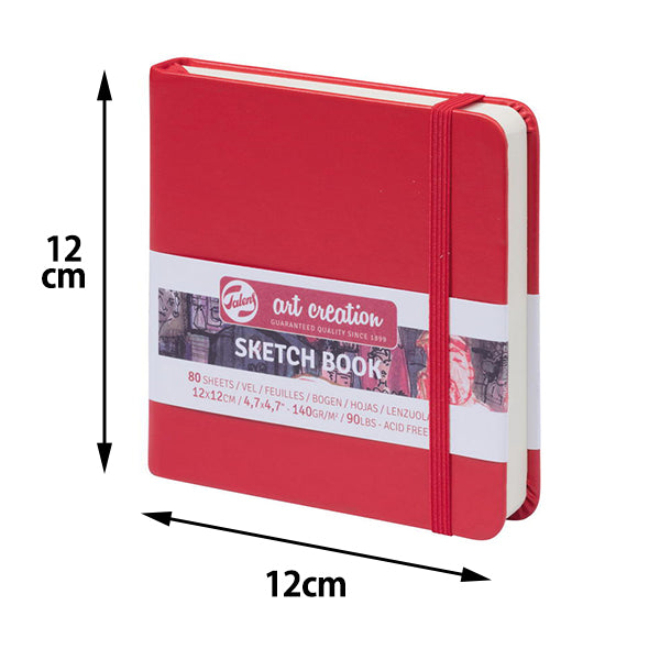 Papel Paper "Art Creation Sketchbook Red 12 × 12 T9314-204M" Tortuga