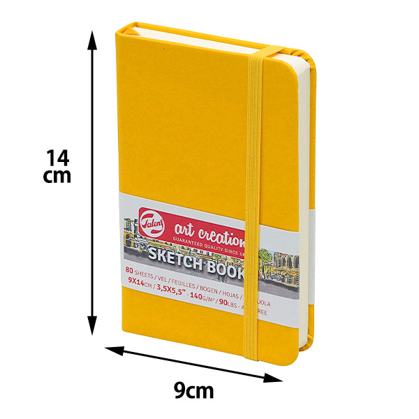 Bildpapier "Art Creation Sketchbook Golden gelb 9 × 14 T9314-111M" Schildkröte