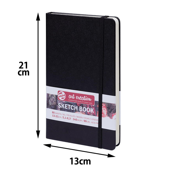 Carta immagine "Creazione d'arte Sketchbook Black 13 × 21 T9314-002M" Tartaruga
