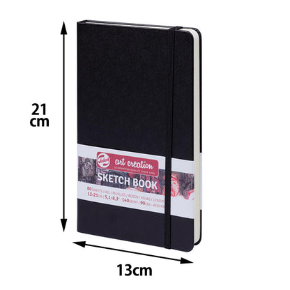 Carta immagine "Creazione d'arte Sketchbook Black 13 × 21 T9314-002M" Tartaruga
