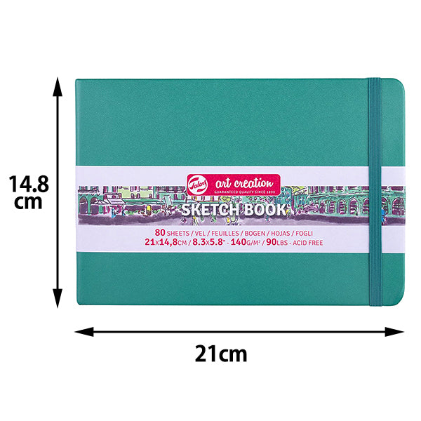 アートヤーン(294)約54g 2160円 画用紙 『アートクリエーションスケッチブック フォレストグリーン 21