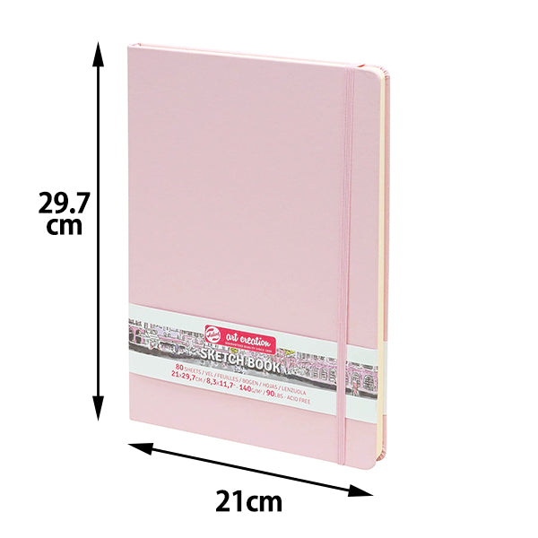 Picture paper "Art Creation Sketchbook Pastel Pink 21 × 30 T9314-013m" Turtle