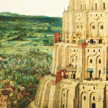 Pannello d'arte "Masterpiece mondiale 21 Babele Tower" Promuovi l'arte