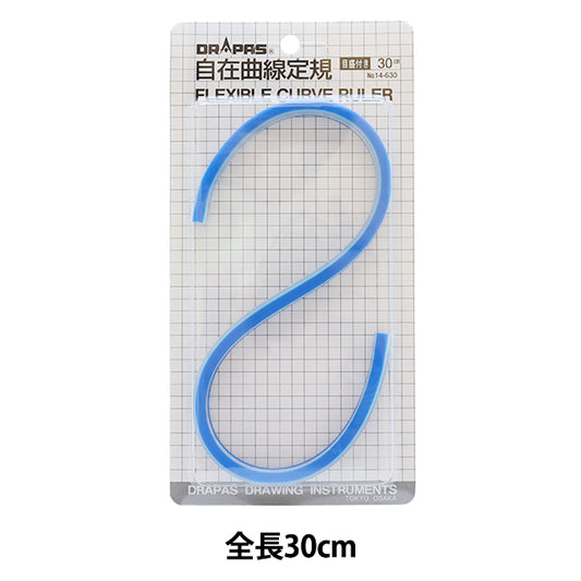 مستلزمات الصياغة ``مسطرة منحنية مرنة بمقياس 30 سم 14-630" دراباس