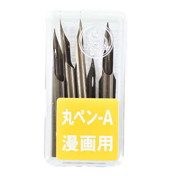 未使用品　ゼブラ　丸ペン-Ａ　ペン先　10個入り　10箱セット 画材 『漫画用ペン先 丸ペンA ケース入り 10本』 ZEBRA ゼブラ – Yuzawaya