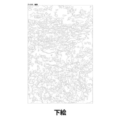 مجموعة لوازم فنية ``رسم فني سهل زنبق الماء تقريبًا 20 × 30 سم 23-2409" 【Yuzawayaمنتجات محدودة]