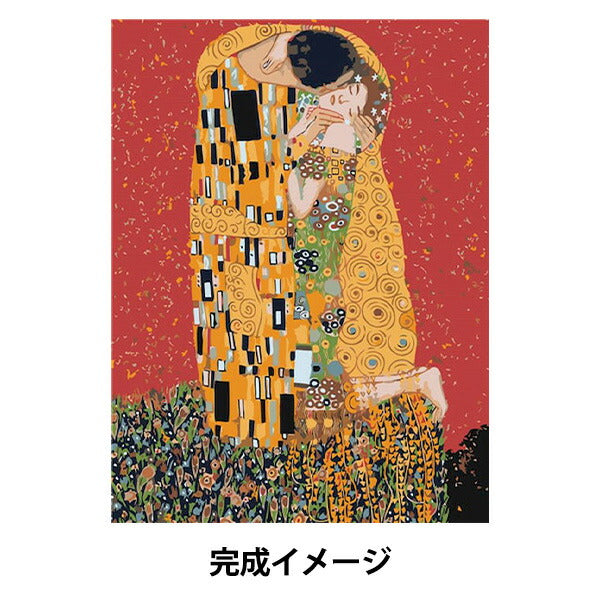 Изображенный набор "Easy Art Paint Kiss около 30 x 40 см 34-6450" 【YuzawayaОграниченный продукт]