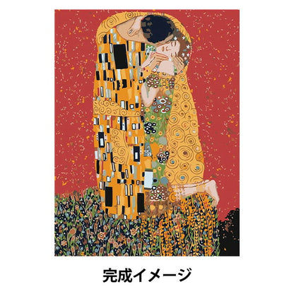 Изображенный набор "Easy Art Paint Kiss около 30 x 40 см 34-6450" 【YuzawayaОграниченный продукт]