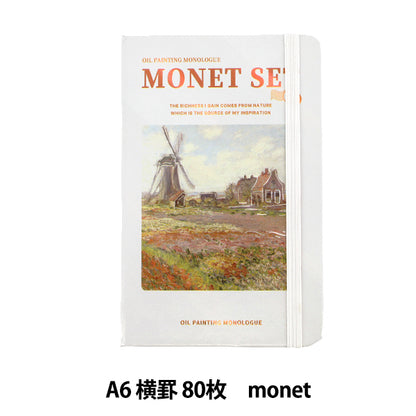 cancelleria "Nota di design artistico A6 monet Aka-21003"