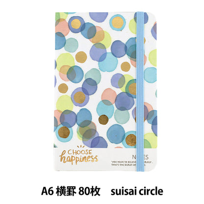 문구 "아트 디자인 노트 A6 suisai circle Aka-10170』