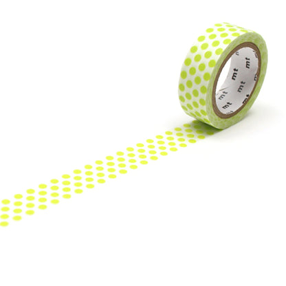 マスキングテープ 『mt 1P ドット ライム MT01D362R』
