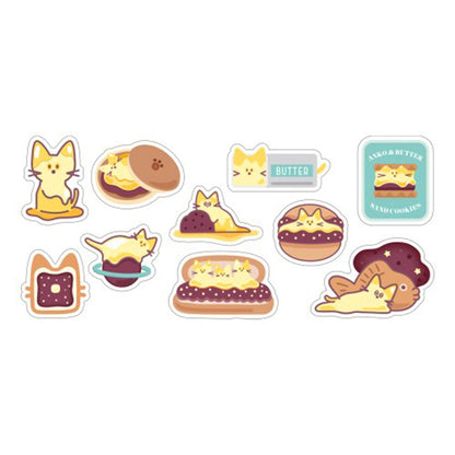 文具 『Torolli Butter stickers バターキャット TBFS-005』