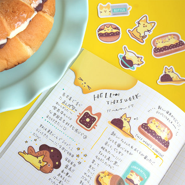 文具 『Torolli Butter stickers バターキャット TBFS-005』