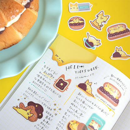 文具 『Torolli Butter stickers バターキャット TBFS-005』