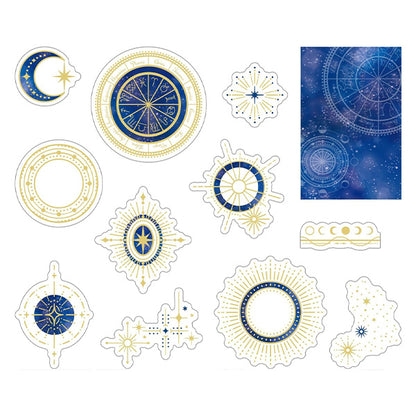文具 『キラキラクリアフレークシール Astrology KFS-032』