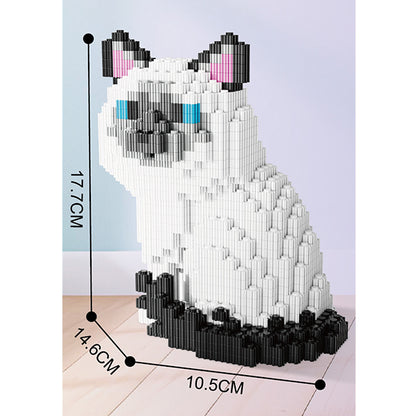 toys "Block Siamese Cat Ake-C1”