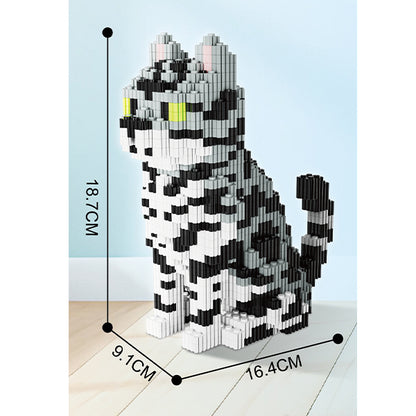 giocattoli "Blocco American Shorthair Ake-C3”