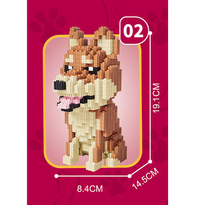 玩具 『ブロック シバイヌ Ake-D2』