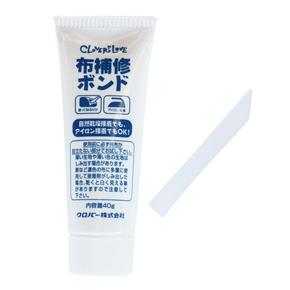 Adhesive "cloth repair bond 40g with spatula 68-036" Clover