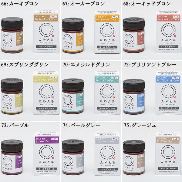 染料 『COLD DYE ALL (コールダイオール) 65ベージュ』 KATSURAYA 桂屋