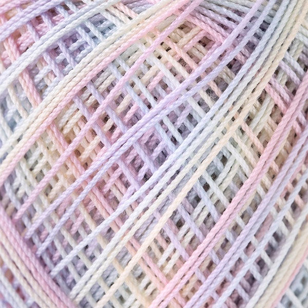 خيوط الكروشيه 『Olympusخيوط الكروشيه قسيمة ذهبية رقم 40 10 جم (مزيج) لون M10 Olympus