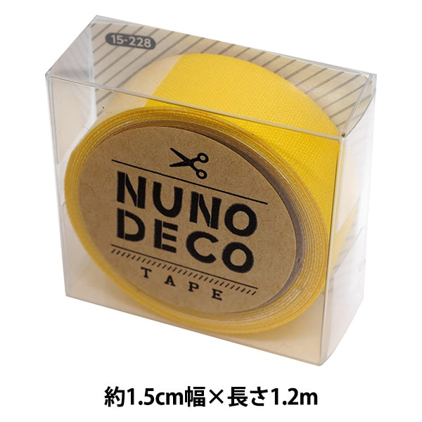 名称标签密封“ Nuno Deco Tape（Nuno Deco胶带）Tsumiki no Kiiro 15-228” Kawaguchi Kawaguchi