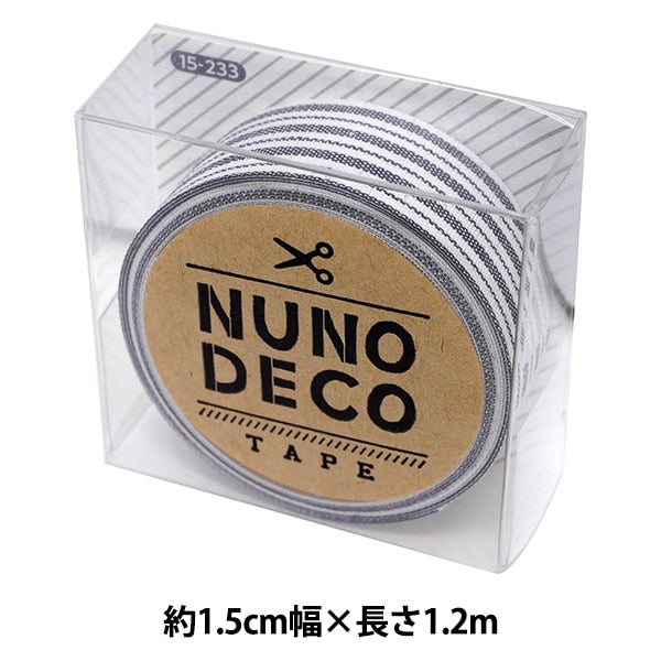 名称标签贴纸 “ Nuno Deco Tape（Nuno Deco胶带）英俊的Nashimashi 15-233” Kawaguchi Kawaguchi