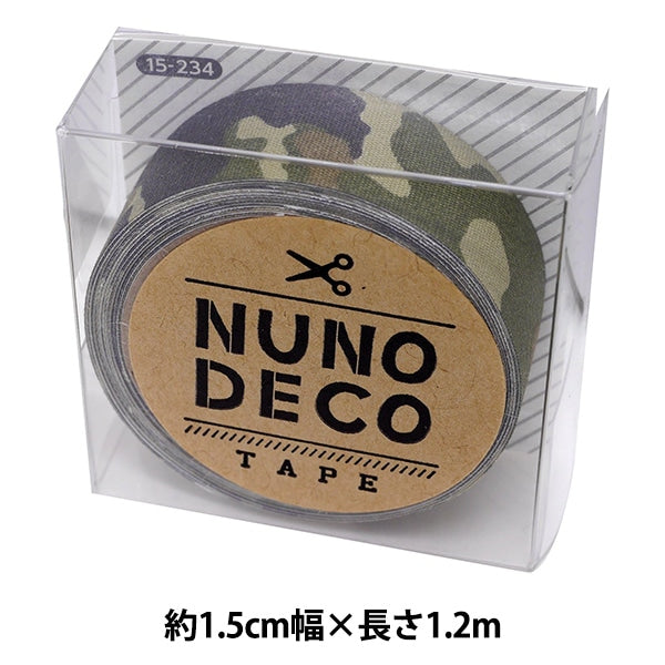 名称标签密封“ Nuno Deco Tape（Nuno Deco胶带）伪装Midori 15-234” Kawaguchi Kawaguchi