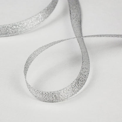 Ribbon "Ichi -sale metallicRibbon Width 9mm x about 5m Silver "