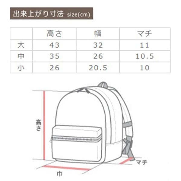 النمط "الأصلي Pattern128 Smiley Backpack 3 Size Set PA128-906"