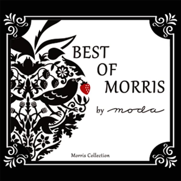 [Dalla quantità 5] tessuto "Best of Morris Seating Strawberry Sea 33490-17"