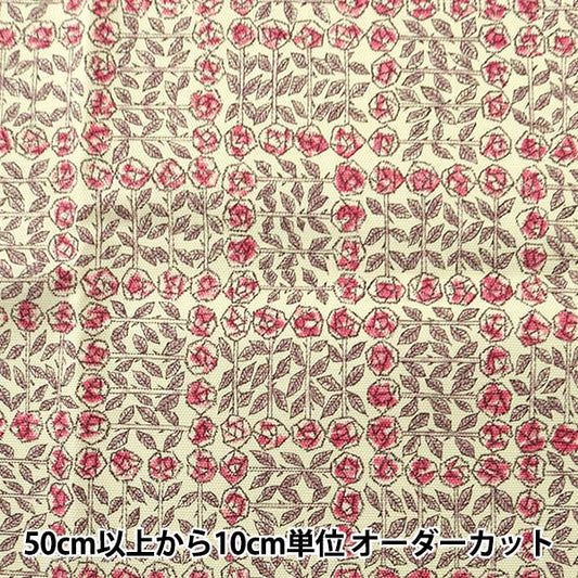 [الكمية من 5] قماش "LIBERTY Liberty Print Ox Sleeping Rose 10-3630275-BE" Liberty Japan Liberty Japan