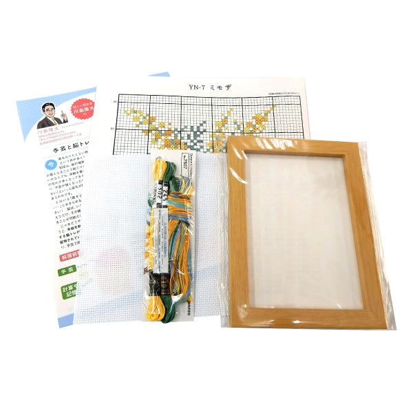 Stickkit "Gehirntraining Handwerk Kreuzstich Mimosa yn-7"