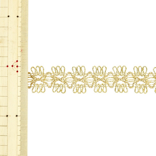 【数量5から】 手芸ブレード 『ブレード 幅約2.6cm ゴールド JB311』