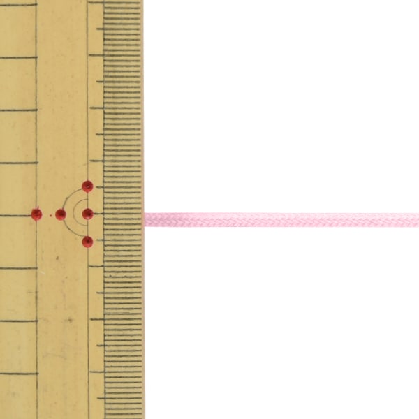 [Aus Quantität 5] Handwerk String "Farbzeichenfolge ca. 3mm 02 Farbe 100-02"