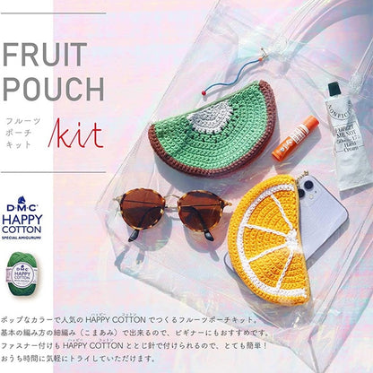 Handicraft kit "Fruit Pouch Kit Orange DNK-01" KIYOHARA