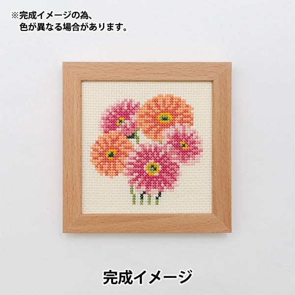 طقم تطريز "إطار زهرة صغيرة Gerbera 883" LECIEN Lecien كوزمو كوزمو