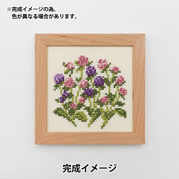 Kit di ricamo "Small Flower Frame Sennichin 885" Lecien Lecien Cosmo Cosmo